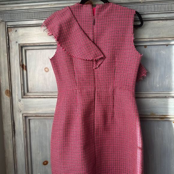 MSGM Houndstooth Wool Sleeve Dress Size 44 - Picture 6 of 7